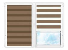 Рулонные кассетные шторы День Ночь Неаполь 93 цена. Купить в «Мастерская Жалюзи»